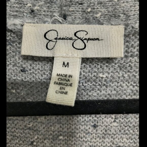Jessica Simpson Size M Cozy Knit Sweater Cardigan with Pockets - Picture 3 of 4